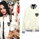Becky G: Mickey Mouse Varsity Jacket