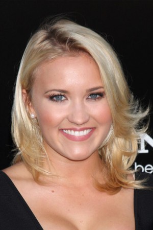 Emily Osment Wavy Golden Blonde Feathered Hairstyle | Steal Her Style