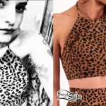 Juliet Simms: Leopard Print Crop Top