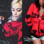 Lexus Amanda: Red 'Syc Fuk' Hoodie