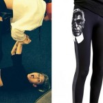 Miley Cyrus: Karl Lagerfeld Leggings