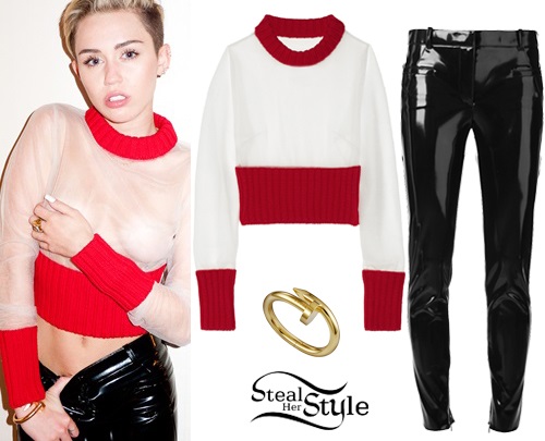Miley Cyrus for Terry Richardson - photo: mileyhq