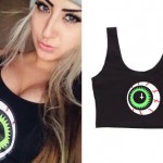 Allison Green: Eyeball Crop Top