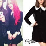 Ash Costello: Collared Long Sleeve Dress