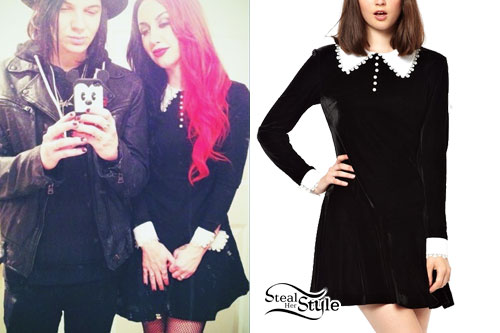 Ash Costello: Collared Long Sleeve Dress