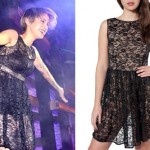 DEV: Sheer Black Lace Dress