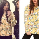 Jasmine Villegas: Simpsons Print Sweater