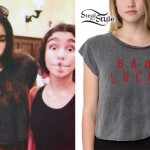 Madison Beer: Bad Luck Crop Tee