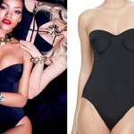 Rihanna: Strapless Swimsuit