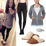 tay-jardine-gray-hoodie-sherpa-slippers