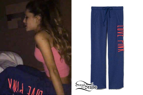 Ariana Grande: Love Pink Sweatpants