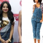 Becky G: Acid Wash Overalls