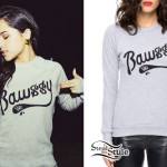 Becky G: Gray Bawssy Sweatshirt