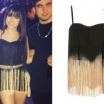 Becky G: Dip Dyed Fringe Crop Top