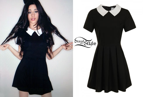 Camila Cabello: Black Collared Dress