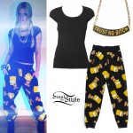 Chanel West Coast: Bart Simpson Sweatpants