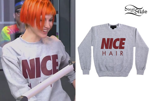 Hayley Williams: Nice Hair Sweatshirt
