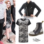 Sydney Sierota: Biker Jacket, Dr Martens