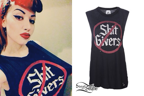 Ash Costello: No Shit Givers Muscle Tee