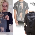 Bea Miller: Marilyn Monroe Tee, Skull Cardigan