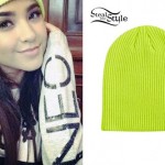 Becky G: Neon Yellow Beanie, Neo Jacket