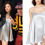 Charli XCX: Silver Swing Dress