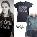 Lzzy Hale: No Snow Tee, Denim Jacket