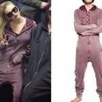 Perrie Edwards: Faded Purple Onesie