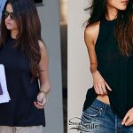 Selena Gomez: Black High Neck Tank