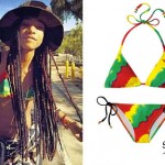 Willow Smith: Rastafarian Tie Dye Bikini
