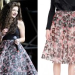 Lorde: Floral Skater Skirt