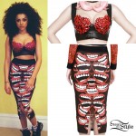 Shereen Cutkelvin: Mouth Print Skirt