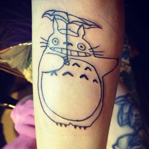 Sherri Dupree Bemis Character Totoro Forearm Tattoo Steal Her Style