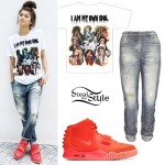 Zendaya: Idol Tee, Denim Sweatpants