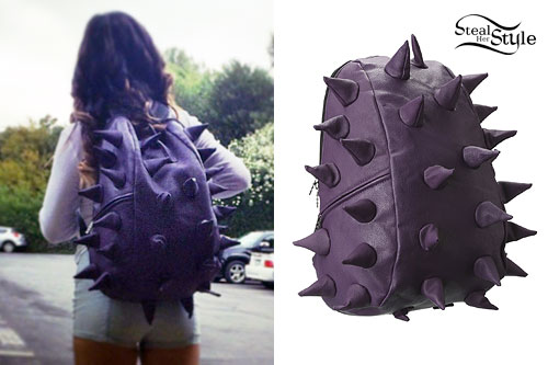 thumbnail image 2 of Hedgehog Spike Travel Backpacks Spiky Punk School Bookbags Shoulder 2 of 12