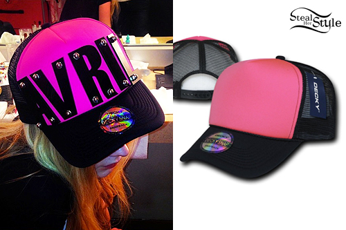 Avril Lavigne: Pink & Black Trucker Hat