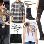 Demi Lovato: Ripped Jeans, Clueless Tee