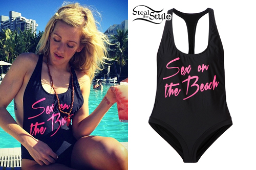 Ellie Goulding: Sex On The Beach Swimsuit