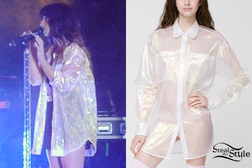 Foxes: Iridescent Oversize Shirt