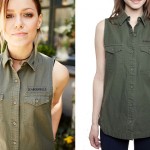 Jenna McDougall: Sleeveless Army Jacket