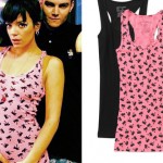 Lily Allen: Pink Palm Tree Tank Top