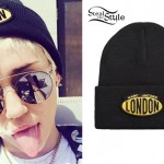 Miley Cyrus: Marc Jacobs London Beanie