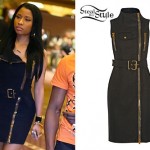 Nicki Minaj: Zipper-Front Dress