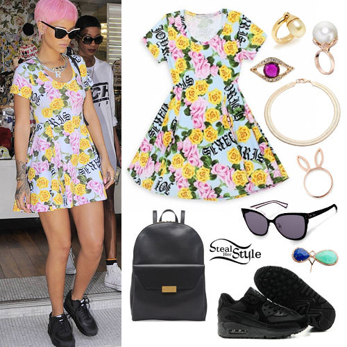 Rihanna shopping in Los Angeles, May 16th, 2014 - photo: rihanna-diva.com
