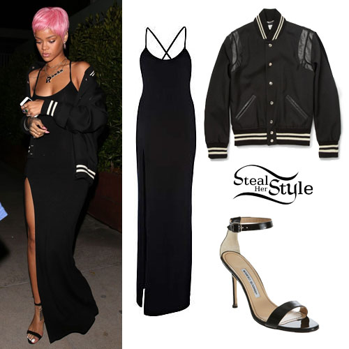 STREET STYLE CHIC  Varsity jacket outfit, Rihanna outfits, Rihanna style