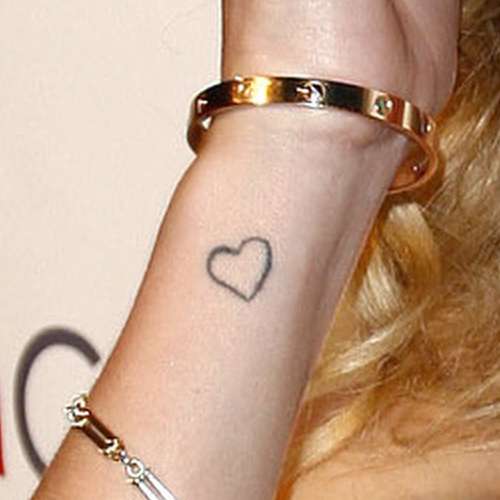 Rosie Huntington-Whiteley Heart Forearm Tattoo | Steal Her Style