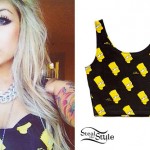 Allison Green: Bart Simpson Crop Top