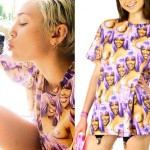 Miley Cyrus: Lil Kim Print T-Shirt