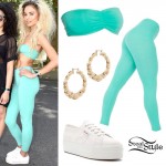 Jess Plummer: Mint Top & Leggings