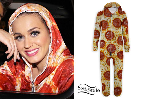 Katy Perry: Pepperoni Pizza Onesie | Steal Her Style